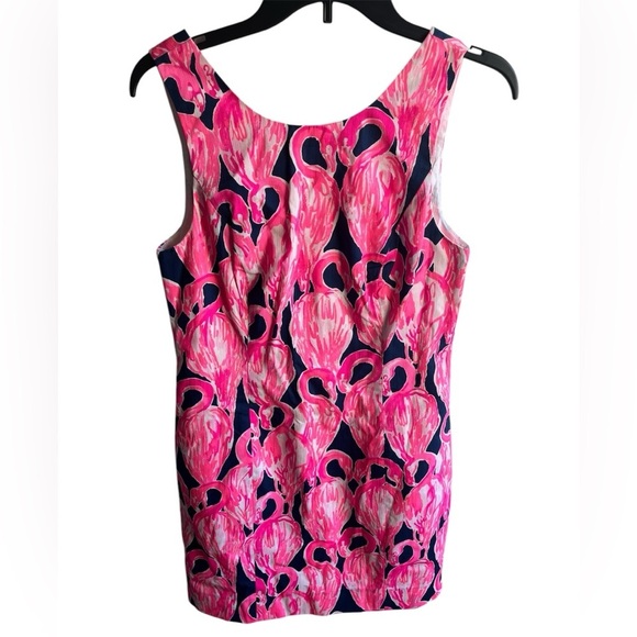 NWOT Lilly Pulitzer‎ Flamingo Print Mila Shift Dress Size 4 - Picture 1 of 8